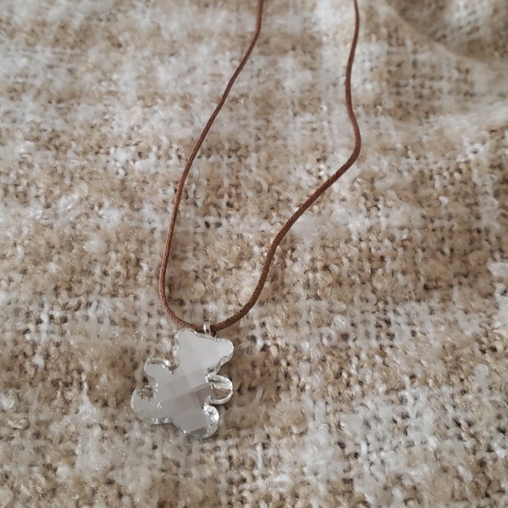 Swarovski Bear Pendant Necklace